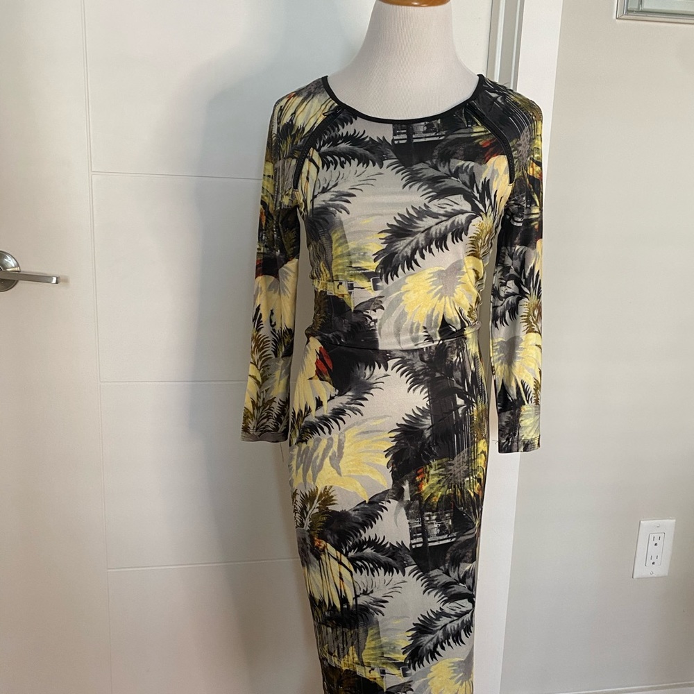 Philosophy Dress Size XS Palm Tree City Print